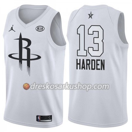 Muški NBA Dres Houston Rockets James Harden 13 2018 All-Star Jordan Brand Bijela Swingman